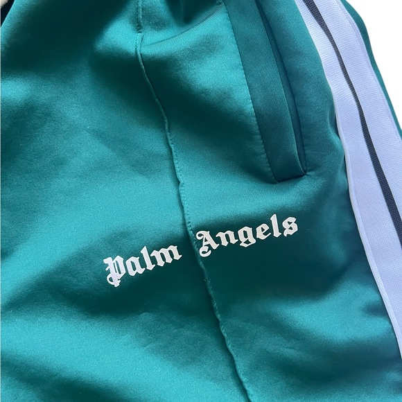 Mens Palm Angel Track Shorts Green - Small - Picture 3 of 4